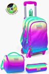 Coral High Kids Renk Geçişli Çekçekli 3’lü Okul Çanta Seti SET0123910