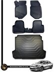 Renault Fluence 3D Havuzlu Paspas + Bagaj Havuzu Ikili Set