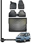 Ford Courier 3D Havuzlu Paspas + Bagaj Havuzu Ikili Set