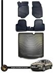 PEUGEOT 301 2012+ HAVUZLU PASPAS+BAGAJ HAVUZU İKİLİ SET 