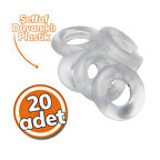 Metali Kapı Kolu Tamponu 20'li Set