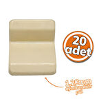 Sym Dolap Askı Elemanı Beyaz 1.2 mm 20'li Set