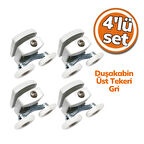 Sym Duşakabin Üst Tekeri Gri 1 Adet 4'lu Set