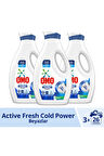 Omo Sıvı Çamaşır Deterjanı Active Fresh Beyazlar İçin Leke Çıkarıcı 3 X 1690 ML