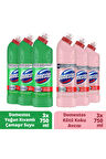 Domestos Beyaz Sabun Ferahlığı Çamaşır Suyu 3 x 750 ML + Domestos Mutfak Bio Active Çamaşır Suyu 3 x 750 ML