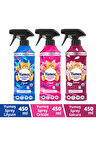 Yumoş Ev ve Tekstil Spreyi Orkide 450 ml X1 Lilyum 450 ml X1 Sakura 450 ml X1