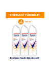 Rexona Kadın Sprey Deodorant Energise Bergamot & Yeşil Elma 150 ml x3