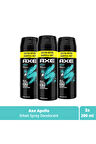 Axe Apollo Erkek Deodorant & Body Spray 200 ml x3