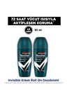 Rexona Men Üstün Koruma Erkek Roll On Deodorant Invisible 50 ml x2