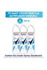Rexona Üstün Koruma Kadın Sprey Deodorant Cotton Dry 150 ml x3