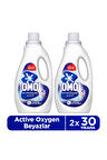 Omo Active Oksijen Etkisi Beyazlar İçin Sıvı Deterjan 1500 ml x2