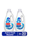 Omo Active Fresh Cold Power Beyazlar İçin Sıvı Deterjan 1500 ml x2