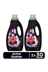 Omo Active Cold Power Siyahlar İçin Sıvı Deterjan 1500 ml x2