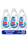 Omo Active Fresh Cold Power Beyazlar İçin Sıvı Deterjan 1500 ml x3