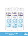 Clear Women Kepeğe Karşı Etkili Saç Bakım Şampuanı Hyaluron Nem Terapisi 350 ml x3