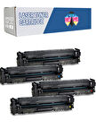 Safir Toner Hp 207X-W2210X  LaserJet Pro MFP M283fdw CMYK 1 Set Çipsiz Muadil Toner