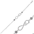 Gümüş Sonsuzluk Love Kadın Bileklik