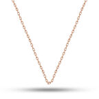 Gümüş Rose 0.30 Mikron 50 Cm Forse Kadın Zincir