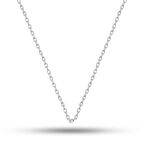 Gümüş 0.40 Mikron 50 Cm Forse Zincir