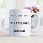 Para Bolluk Sayı Sekans kişiye özel kupa bardak