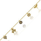 925 ayar gümüş şans bilekliği SGTL4486