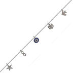 925 ayar gümüş şans bilekliği SGTL4488