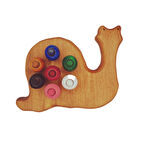 Boncuk Dizme Oyunu Ahşap Salyangoz