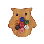 Boncuk Dizme Oyunu Ahşap Baykuş