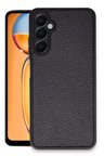 Newface Samsung Galaxy M15 Kılıf Aras Deri Kapak - Siyah