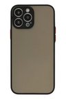 Newface İphone 14 Pro Max Kılıf Montreal Silikon Kapak - Siyah