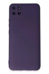 Newface Realme C11 Kılıf Nano İçi Kadife Silikon - Mor