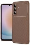 Newface Samsung Galaxy A57 5G Auto Focus Karbon Kapak - Kahverengi