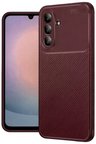 Newface Samsung Galaxy A26 Kılıf Auto Focus Karbon Kapak - Bordo