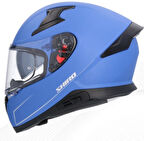 SHIRO 4152_S06 KASK FF KATANA M.C. SV XL 6162 MATMAVİ(GÖZLÜKLÜ)