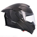 SHIRO 2005 S04 KASK FC CARBON SV L 5960 SİYAH E22.06 (GÖZLÜKLÜ)