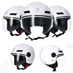 SHIRO KASK JET OFC KIOTO M.C İNCİ BEYAZ XL 6162
