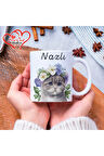 Kişiye Özel İsimli ve Kedi Temalı Kupa Bardak - Size Özel Hediye
