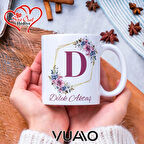 Kişiye Özel İsimli Harfli Kupa Bardak - İsme Özel Kupa - Size Özel Hediye