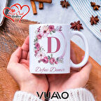 Kişiye Özel İsimli Harfli Kupa Bardak - İsme Özel Kupa - Size Özel Hediye