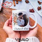 Kişiye Özel Fotoğraflı, Tarihli ve İsimli Kupa Bardak - İsme Özel Kupa Bardağı