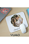 Kişiye Özel Fotoğraflı ve İsimli Mouse Pad 21x17 cm, Kaymaz Taban - Resim Baskılı Mousepad