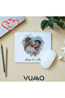 Kişiye Özel Fotoğraflı ve İsimli Mouse Pad 21x17 cm, Kaymaz Taban - Resim Baskılı Mousepad