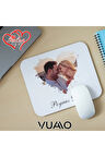 Kişiye Özel Fotoğraflı ve İsimli Mouse Pad 21x17 cm, Kaymaz Taban - Resim Baskılı Mousepad