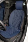 Geely Familia Oto Koltuk Minderi Ön 2'li Set Mavi Elegance Serisi ŞHN
