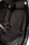 Volkswagen Polo Tour Oto Koltuk Minderi Ön 2'li Set Siyah Elegance Serisi ŞHN