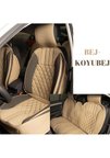 Ford Ranger Raptor Oto Koltuk Minderi Ön Arka Set Beje Koyu Bej Elegance Model ŞHN