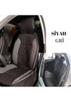 Citroen Saxo VTR Oto Koltuk Minderi Ön Arka Set Siyah Gri Elegance Model ŞHN