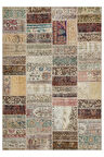 Sıcak Ve Huzurlu Atmosfer Sunan Patchwork Halı 230x160 Cm 6372