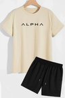 Alpha Şort T-shirt Eşofman Takımı