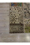 El Dokuma Eskitme Özel Patchwork Halı 153x231 cm 4030
